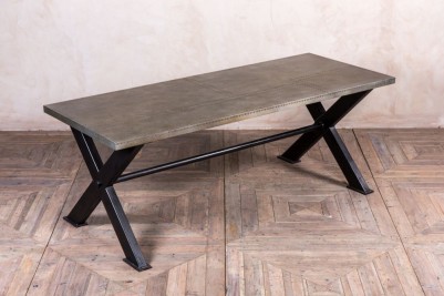 dudley-x-frame-dining-table-zinc-top